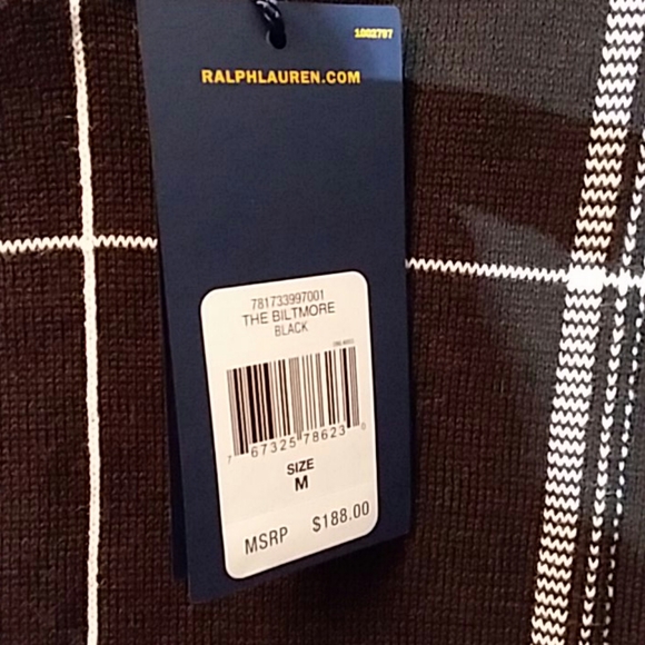 HP🎉Polo Golf Ralph Lauren The Biltmore sweater vest M check nwt - Picture 3 of 5
